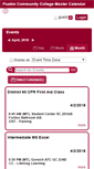 Mobile Screenshot of calendar.pueblocc.edu